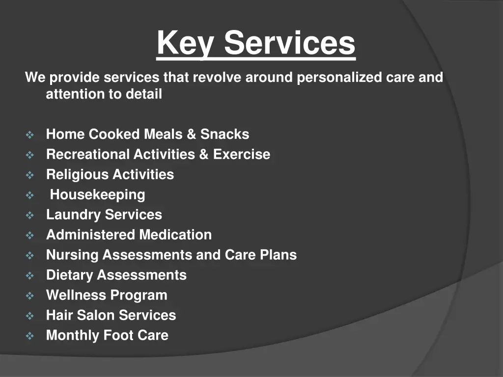 key services