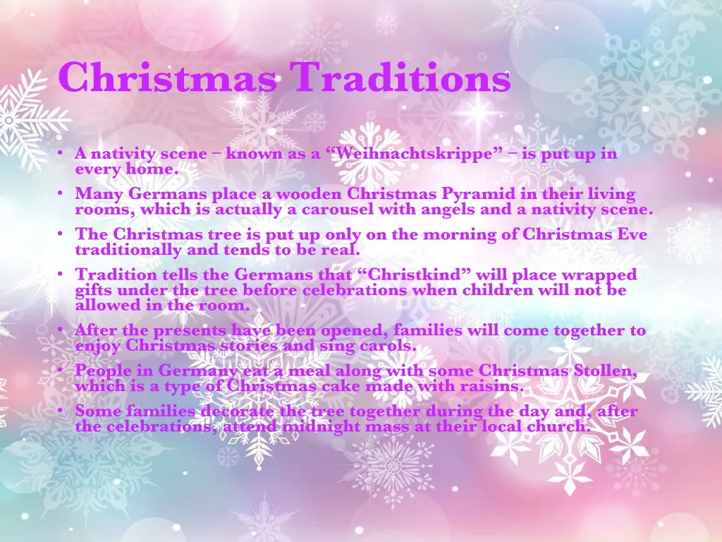 christmas traditions