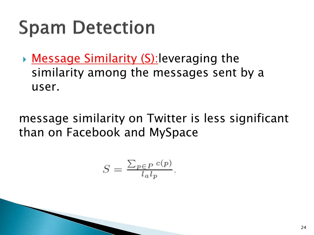 message similarity s leveraging the similarity