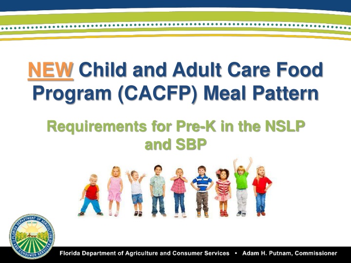 new child and adult care food program cacfp meal