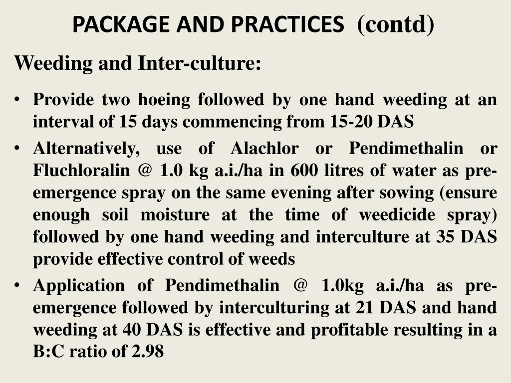 package and practices contd 3