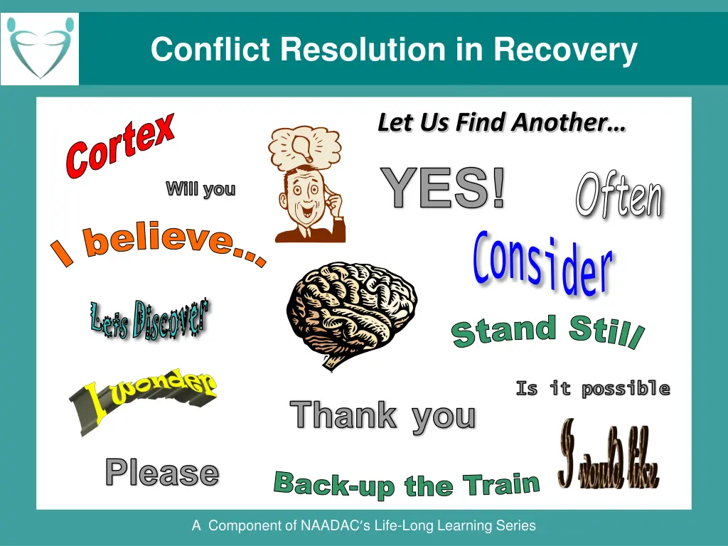 conflict resolution in recovery 1