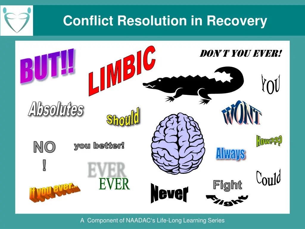 conflict resolution in recovery