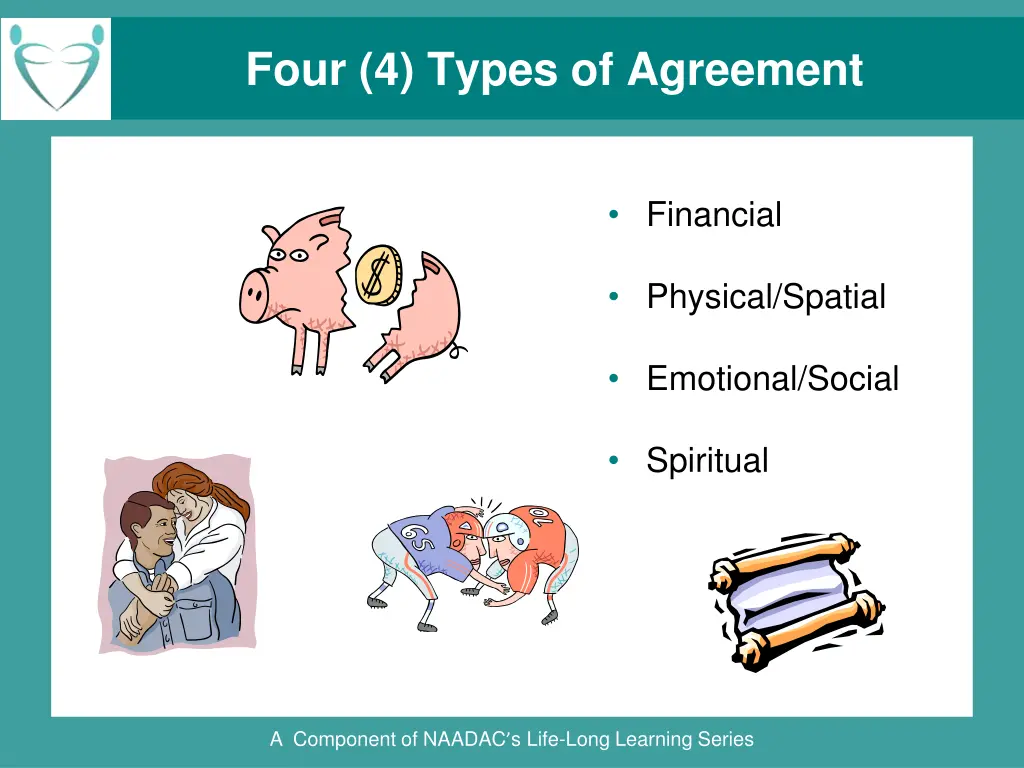 four 4 types of agreement