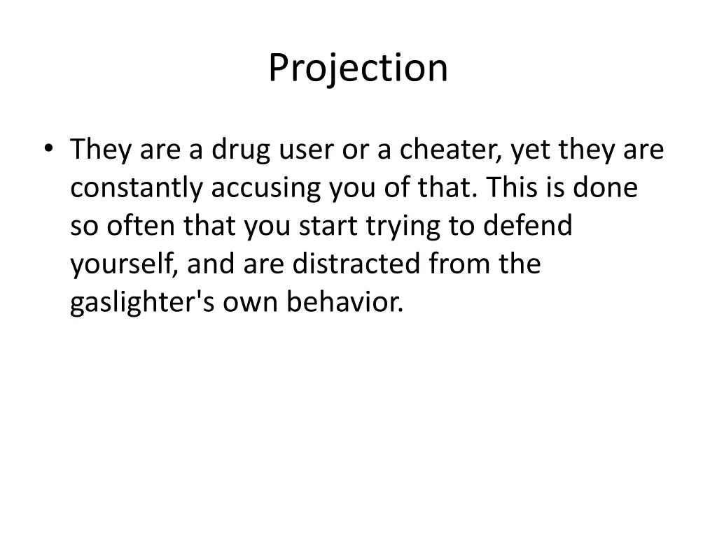 projection