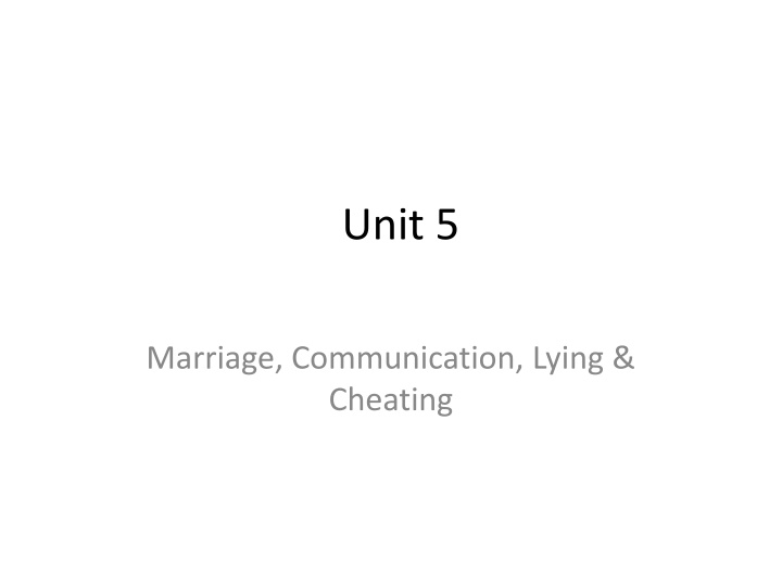 unit 5