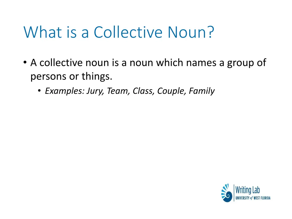 what is a collective noun