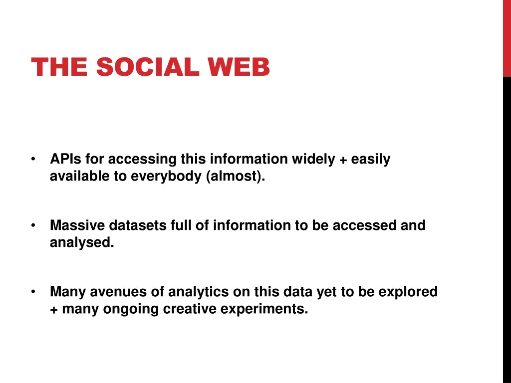 the social web 1