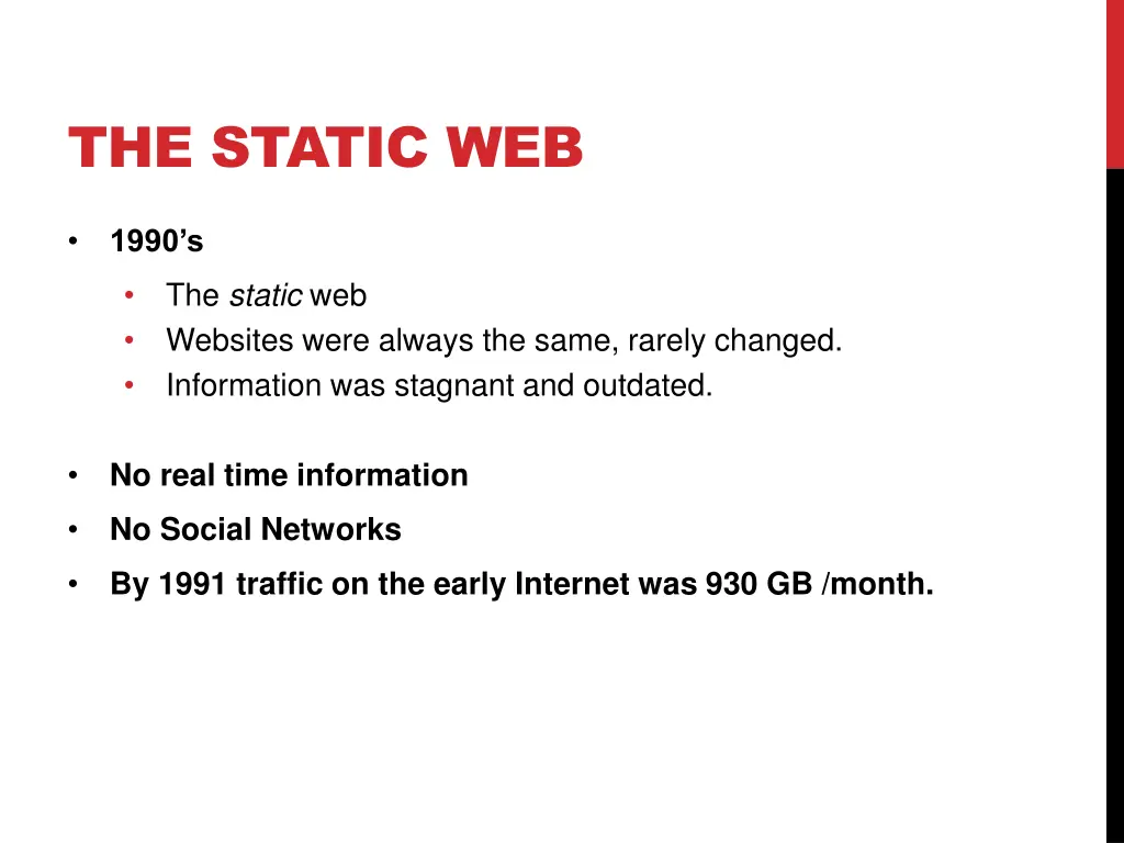 the static web