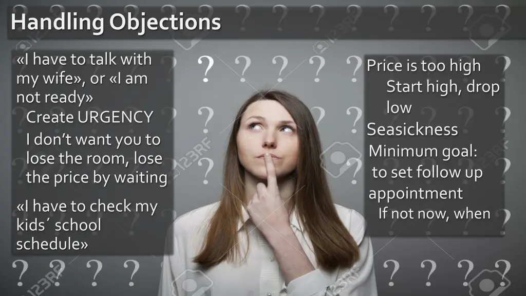 handling objections