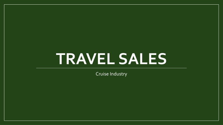 travel sales