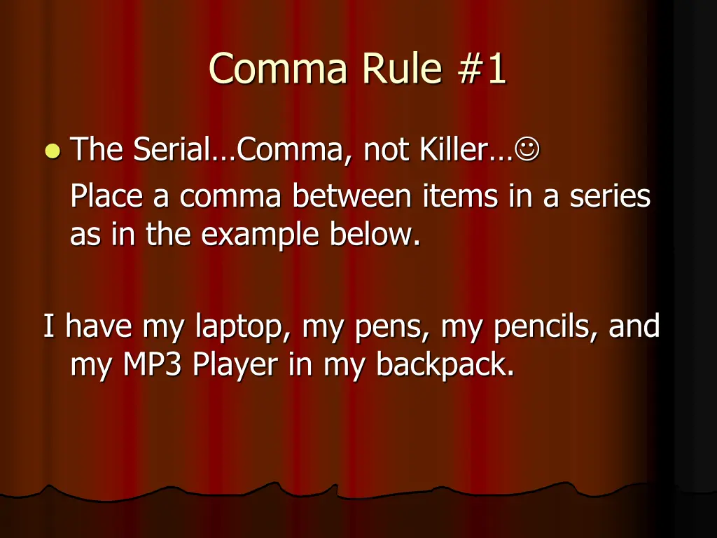 comma rule 1