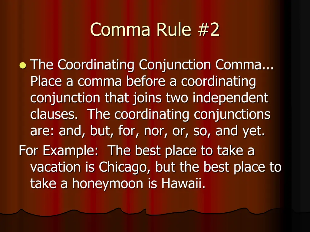 comma rule 2