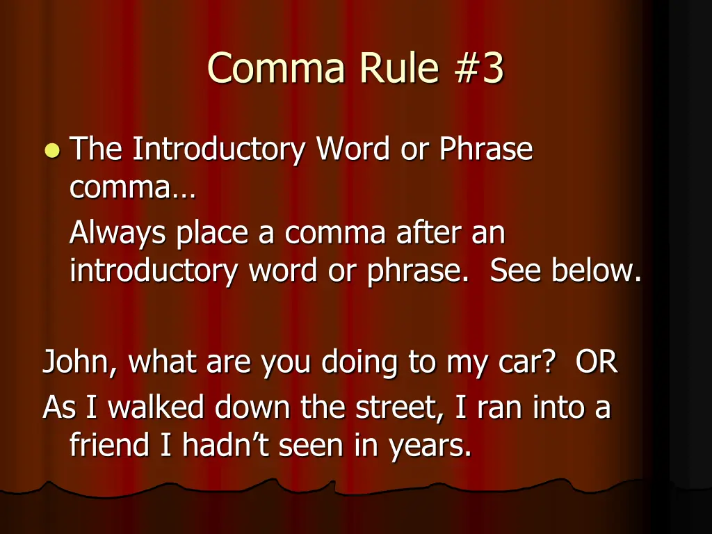 comma rule 3