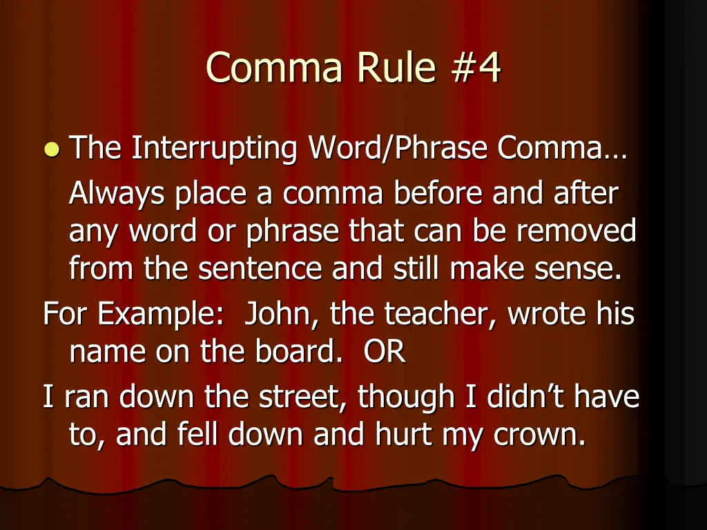 comma rule 4