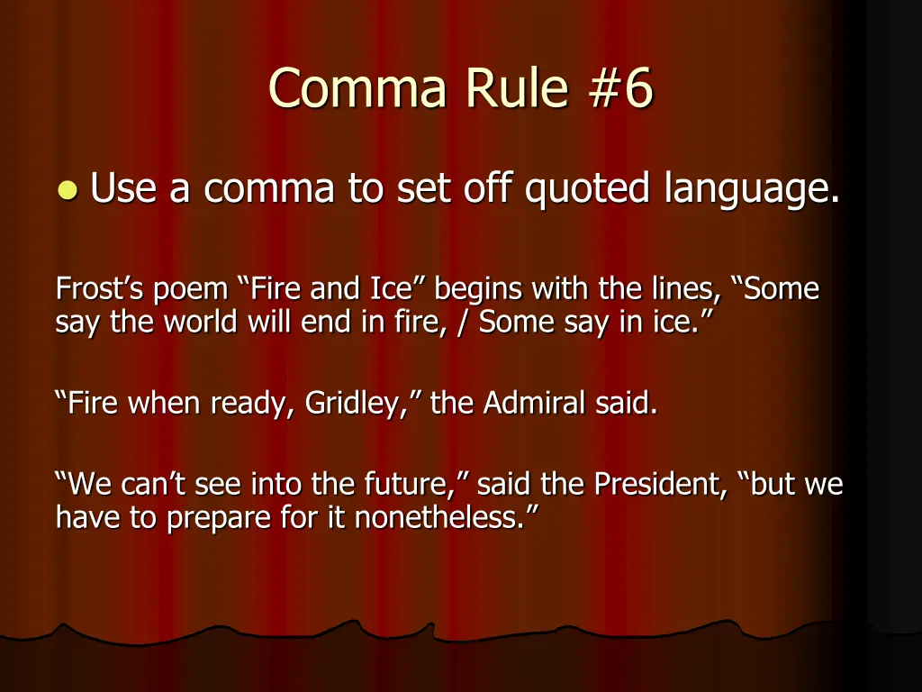 comma rule 6