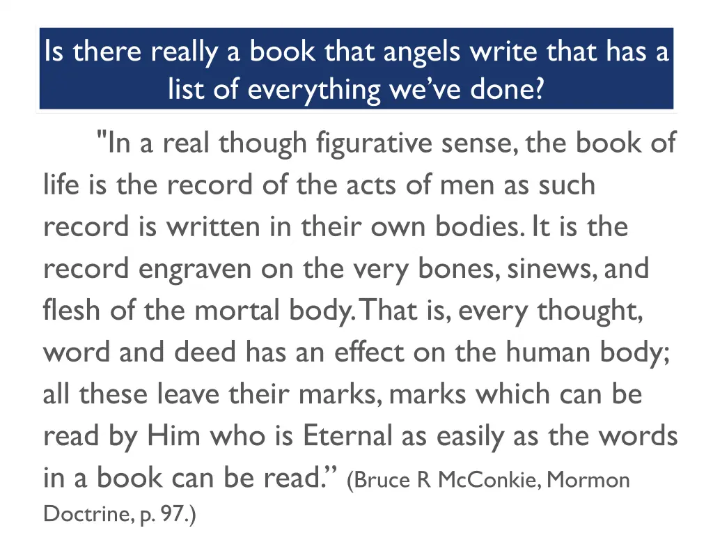 is there really a book that angels write that