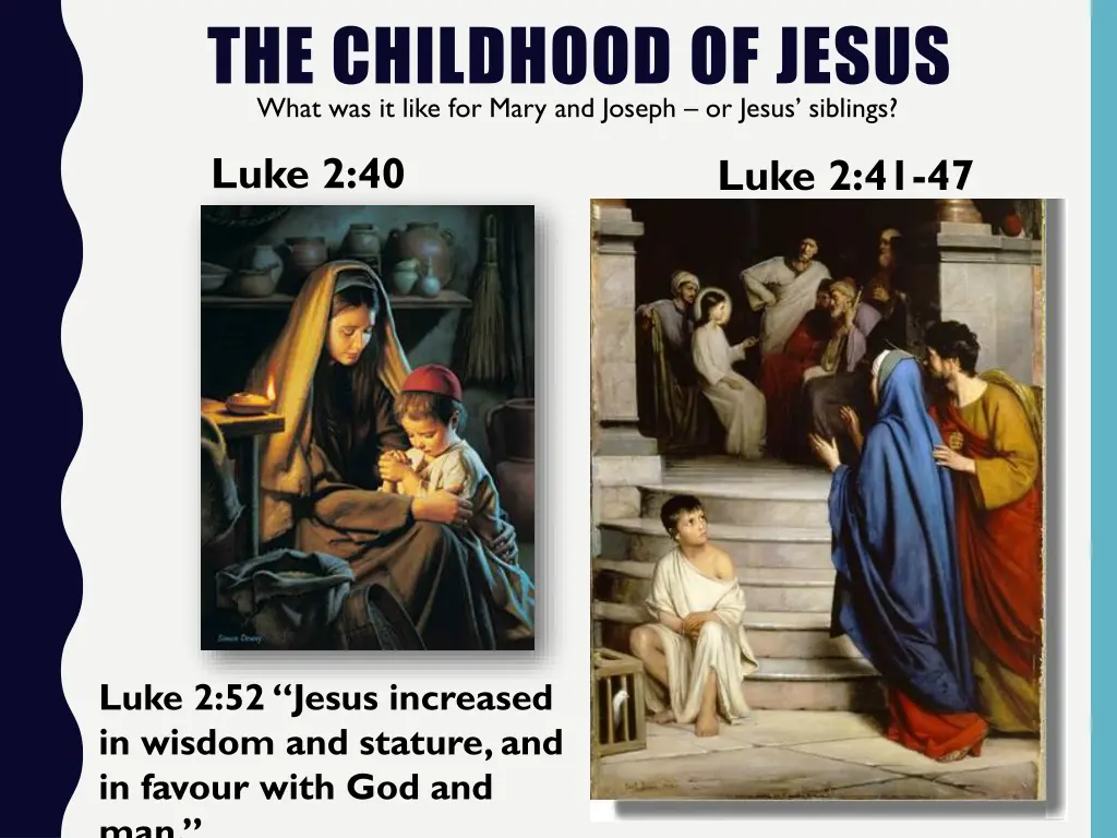 the childhood of jesus what was it like for mary