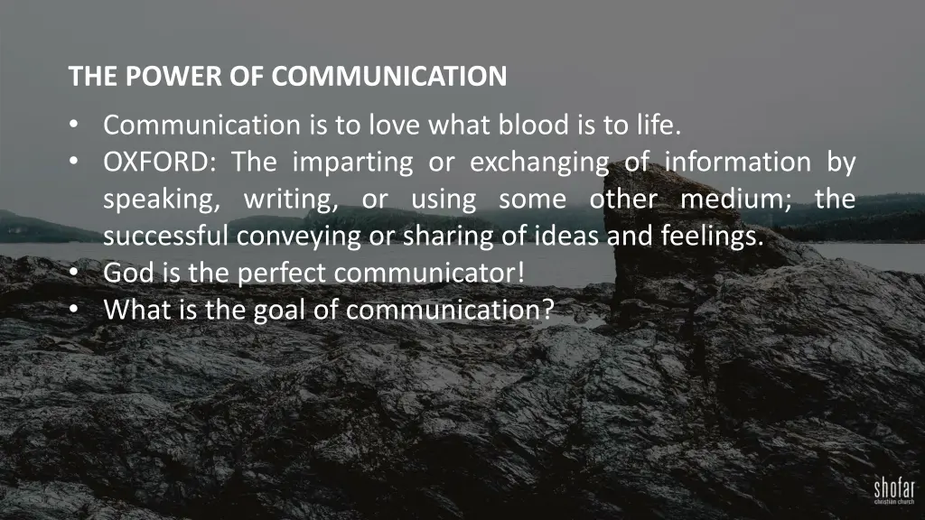 the power of communication communication
