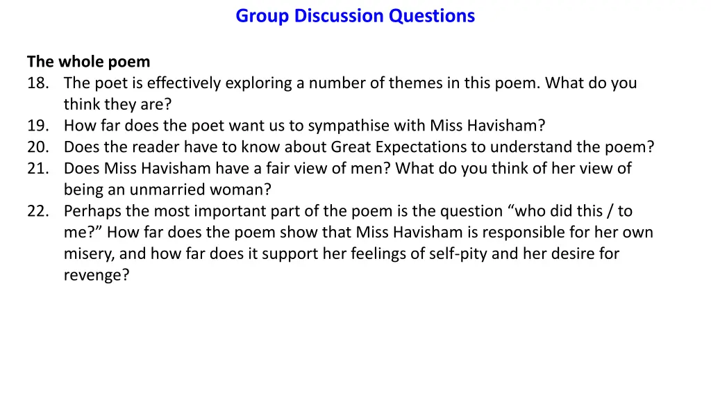 group discussion questions 2