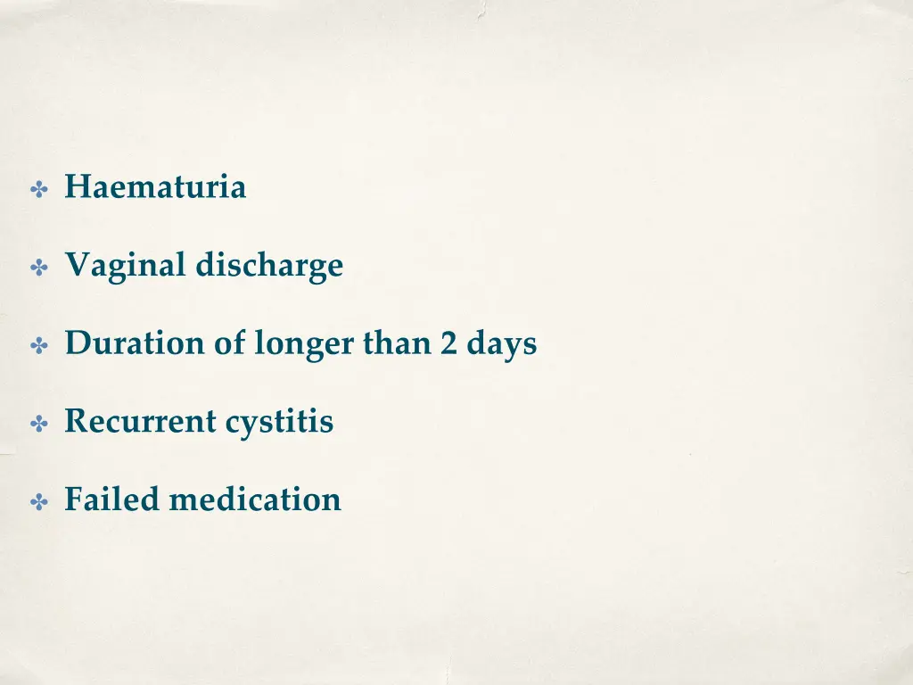 haematuria