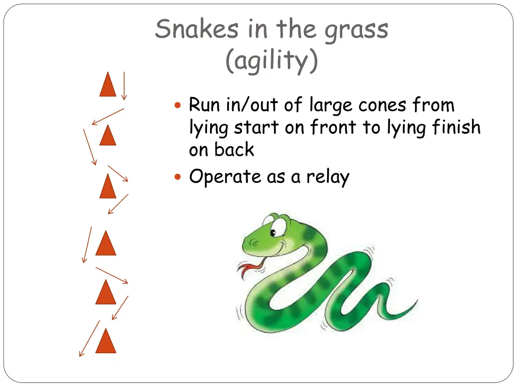 snakes in the grass agility