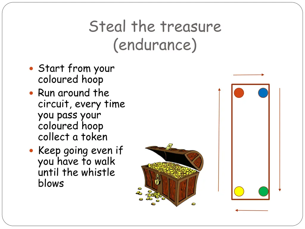 steal the treasure endurance