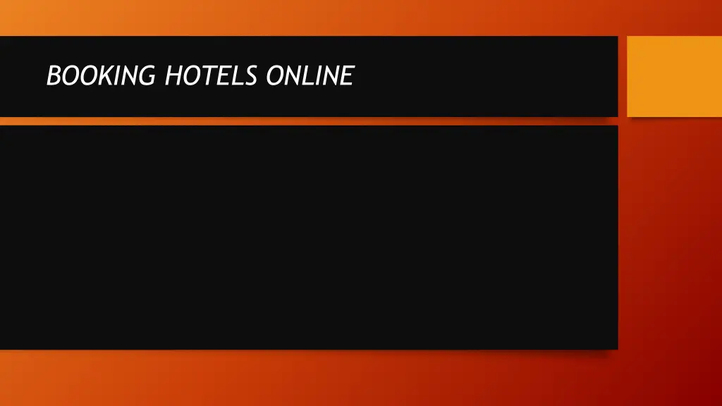 booking hotels online