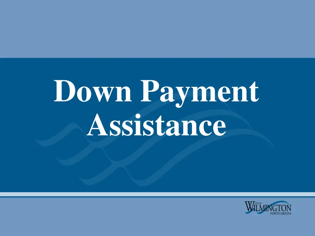 down payment assistance