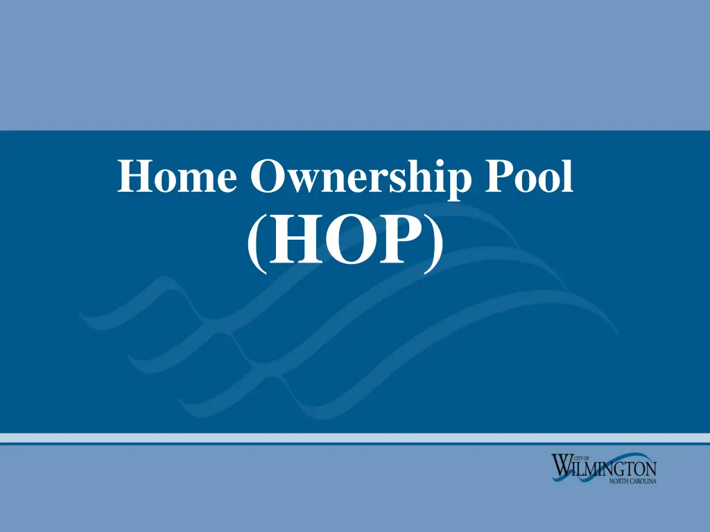 home ownership pool hop