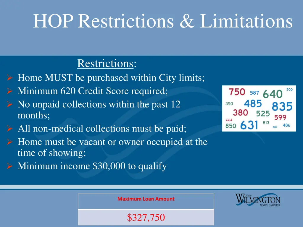 hop restrictions limitations