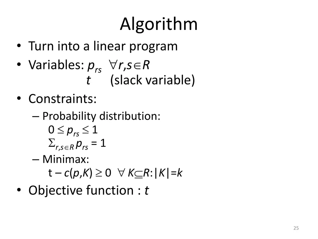 algorithm