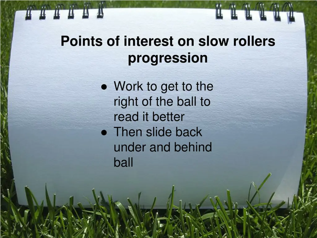 points of interest on slow rollers progression