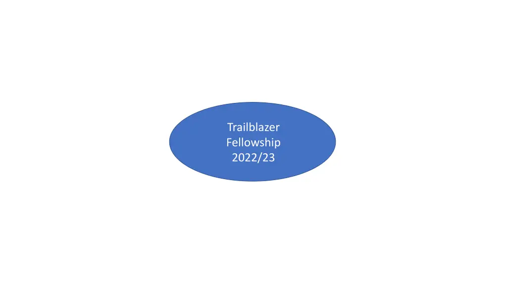 trailblazer fellowship 2022 23