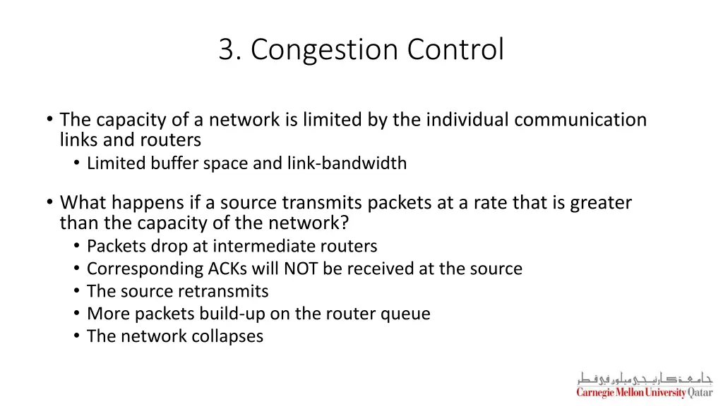 3 congestion control