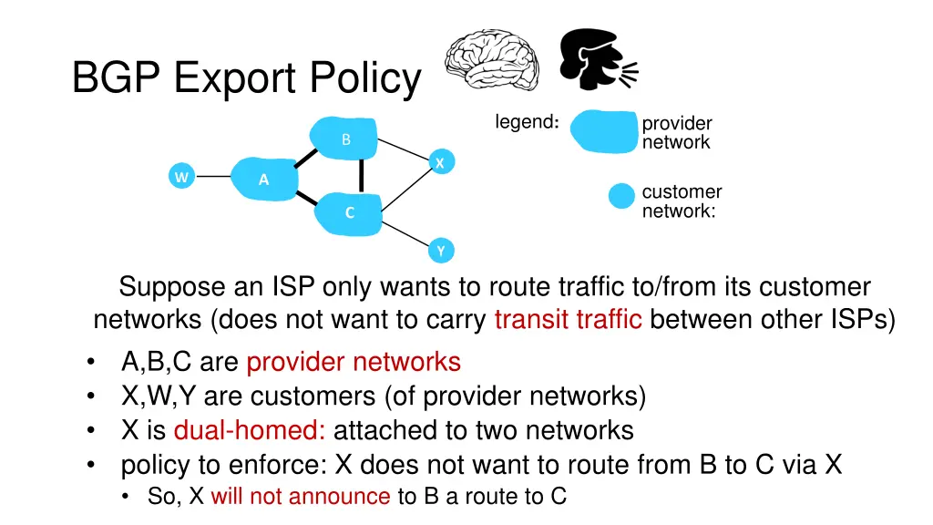 bgp export policy