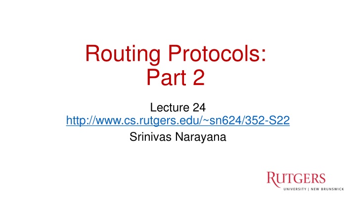 routing protocols part 2