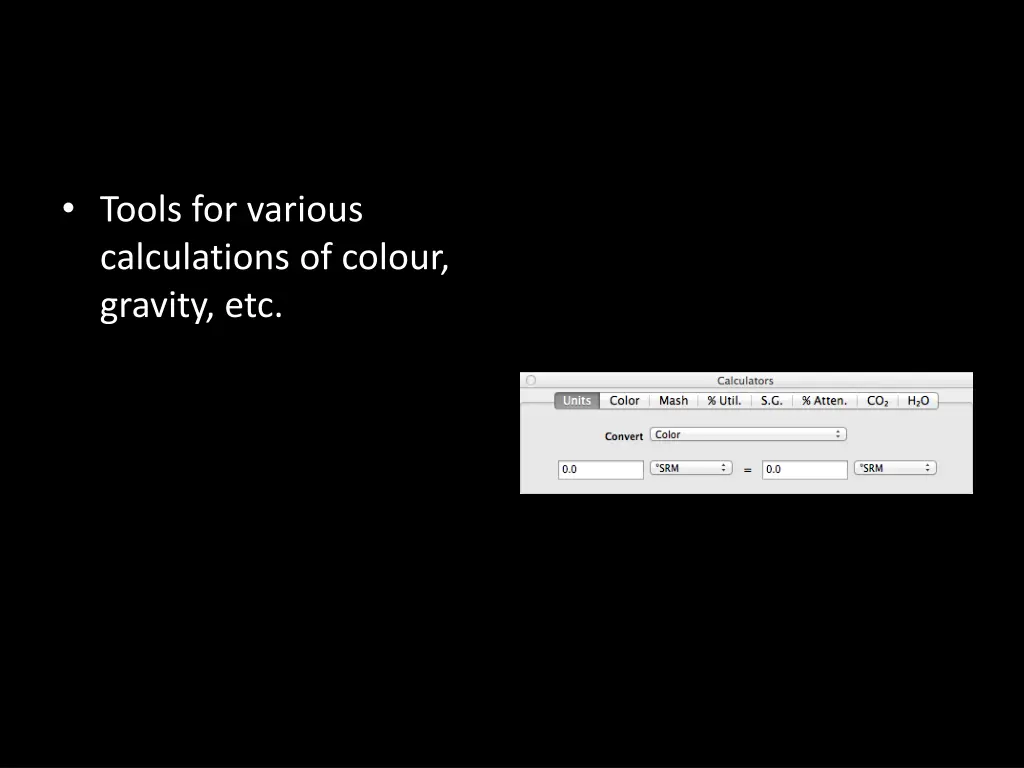 tools for various calculations of colour gravity