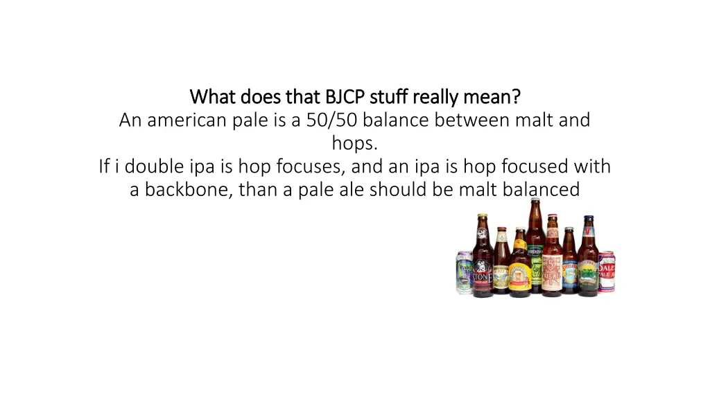 what does that bjcp stuff really mean what does