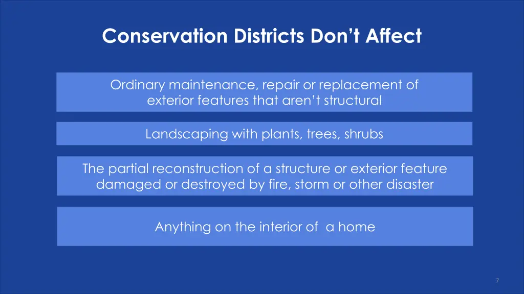 conservation districts don t affect