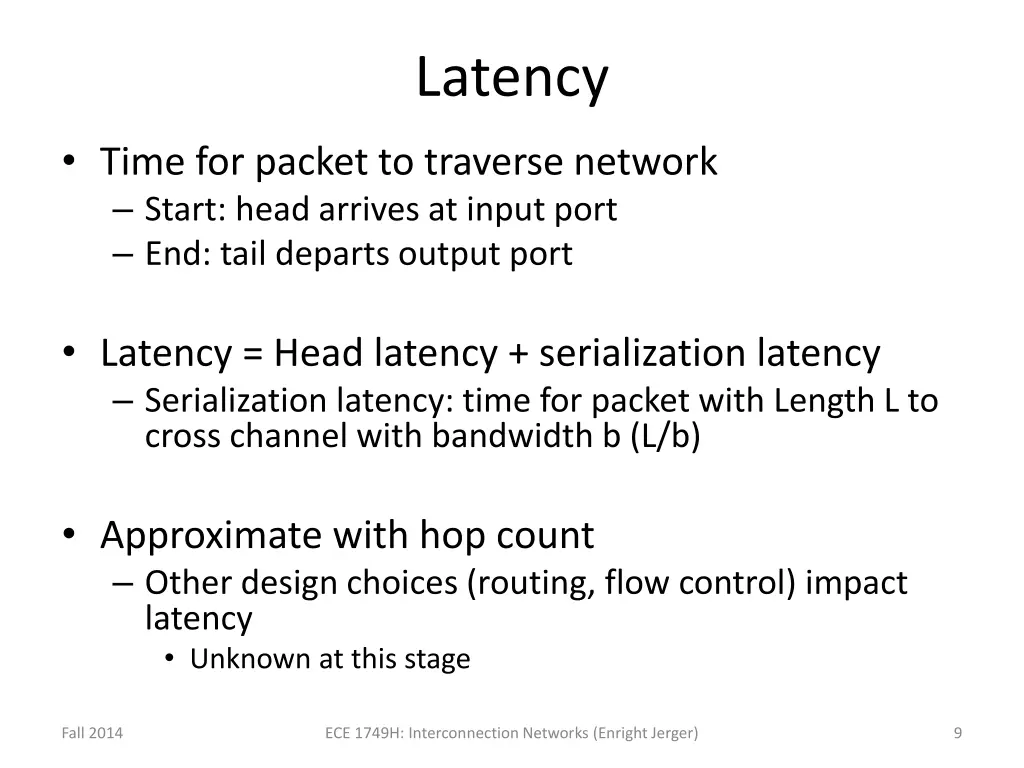 latency