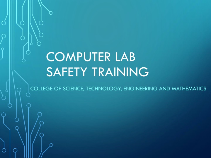 computer lab safety training