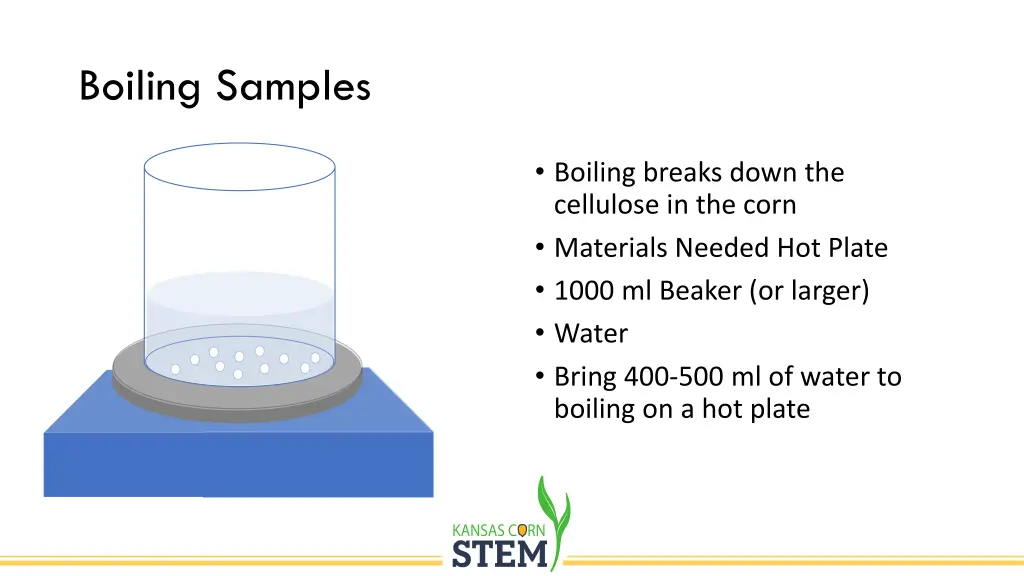 boiling samples