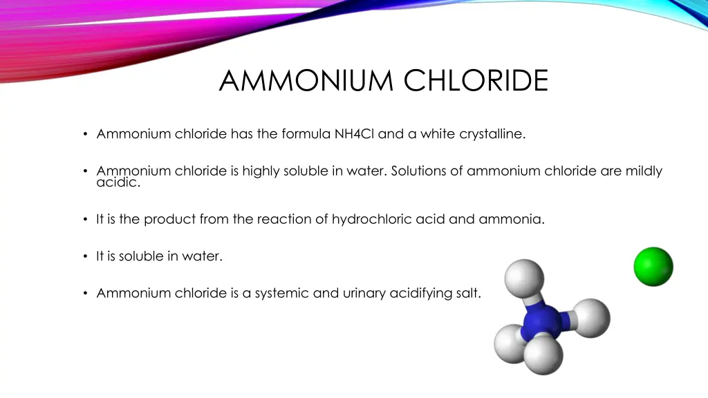 ammonium chloride