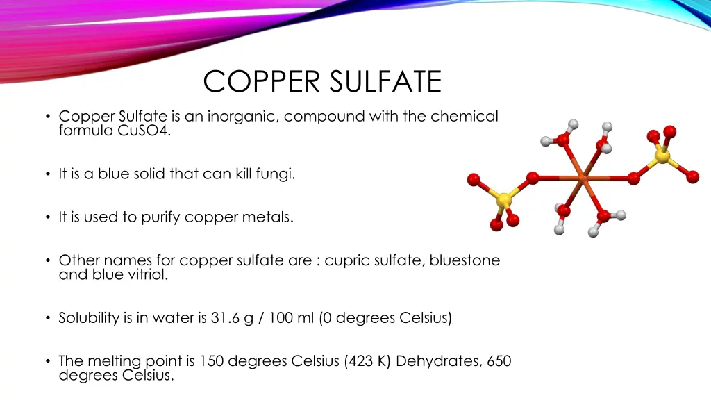 copper sulfate