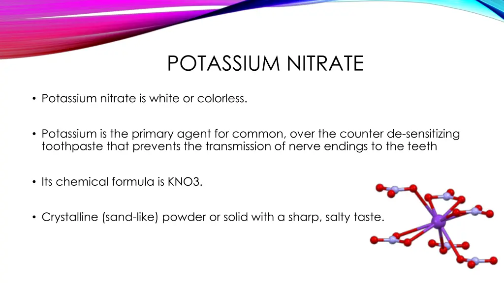 potassium nitrate