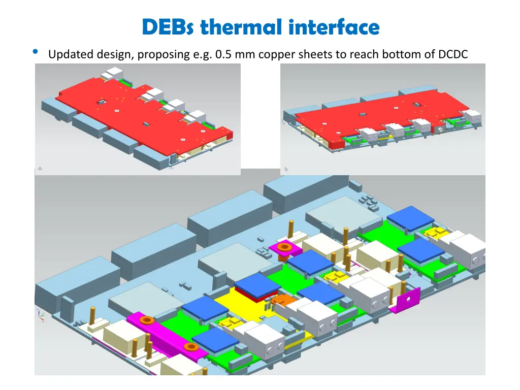 debs thermal interface updated design proposing