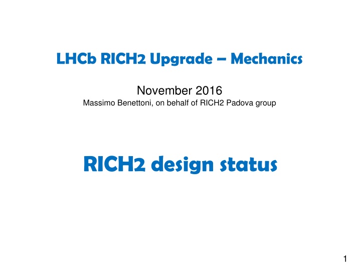 lhcb rich2 upgrade mechanics