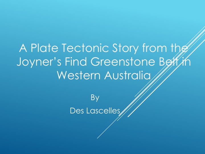 a plate tectonic story from the joyner s find