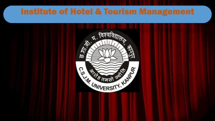 institute of hotel tourism management